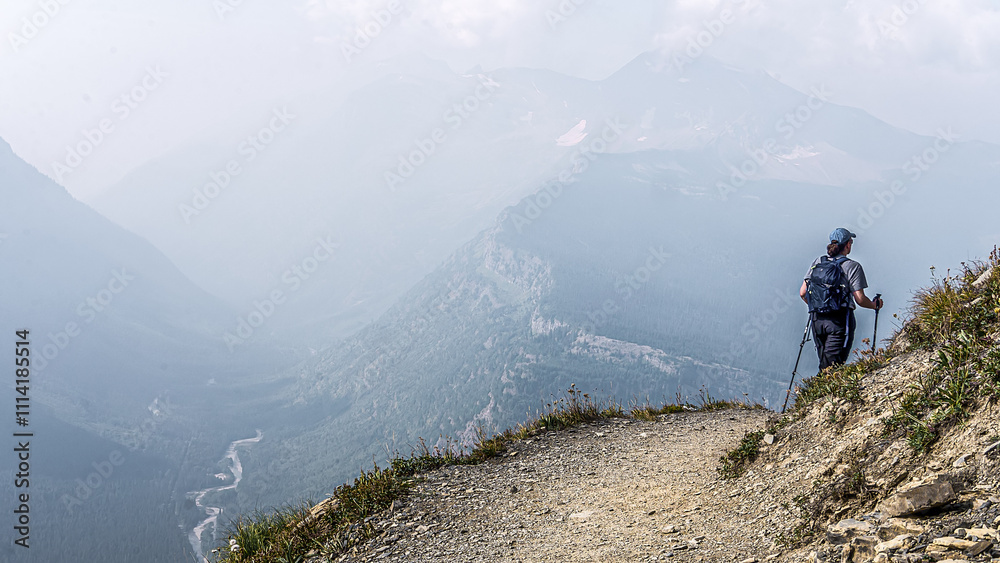 The Highline Trail in Glacier National Park is a renowned hiking path offering stunning vistas of alpine landscapes, sheer cliffs, and vibrant wildflowers. The Highline Trail in Glacier National Park is a renowned hiking path offering stunning vistas of alpine landscapes, sheer cliffs, and vibrant wildflowers.