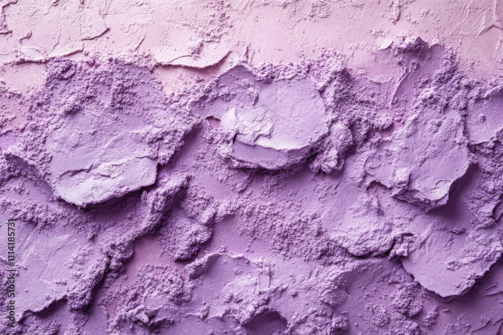 Naklejka premium Purple paint on a wall with a few cracks