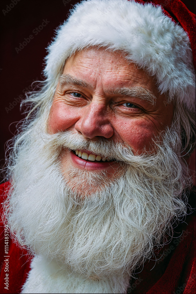Portrait of Smiling Santa Claus Portrait of Smiling Santa Claus