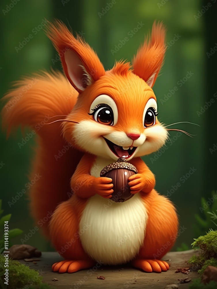 squirrel with a nut squirrel with a nut