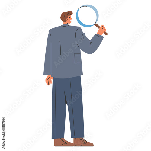 Businessman. Flat Vector Illustration