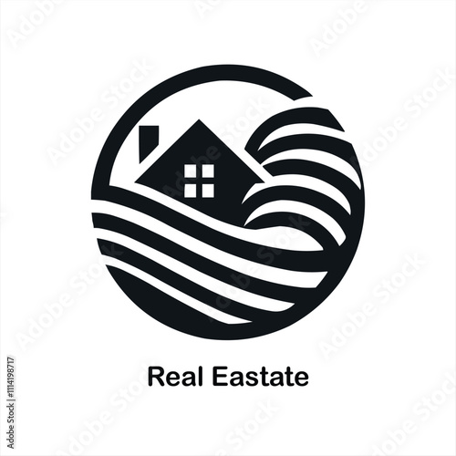 Real estate logo design concept  