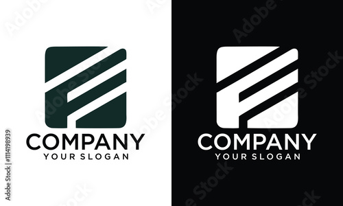 Creative Letter FF Logo Design. Suitable for any business. Easy to remember, simple, different, unique, professional, clean, powerful, and modern. very well used in all