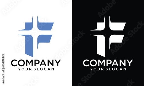 Creative Letter FF Logo Design. Suitable for any business. Easy to remember, simple, different, unique, professional, clean, powerful, and modern. very well used in all