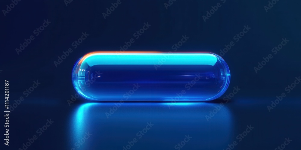 Technological abstract background with glowing blue capsule futuristic digital elements clean gradients Technological abstract background with glowing blue capsule futuristic digital elements clean gradients