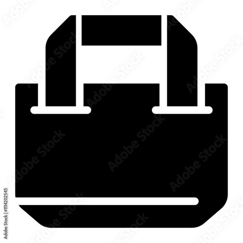 totebag glyph icon