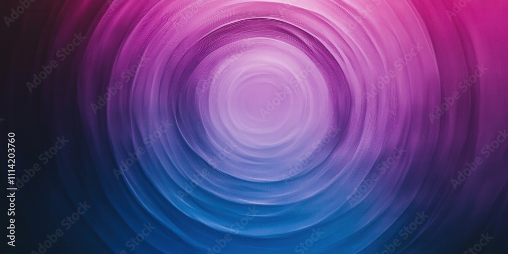 Obraz premium Abstract circular gradients of soft purple and blue blending vibrant yet calming hues with smooth transitions under diffused lighting