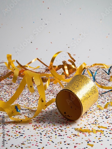 Celebration party confetti indoor event festive atmosphere upbeat vibe photo