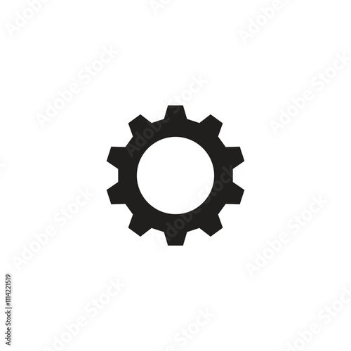 Settings icon with additional gears icon, vector illustration