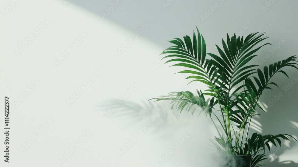 Tropical plant releasing water vapor in a serene indoor environment close-up view nature's breathe of life enhancing home aesthetics and wellness Tropical plant releasing water vapor in a serene indoor environment close-up view nature's breathe of life enhancing home aesthetics and wellness
