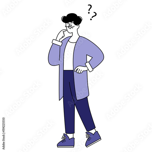 Businessman. Flat Vector Illustration