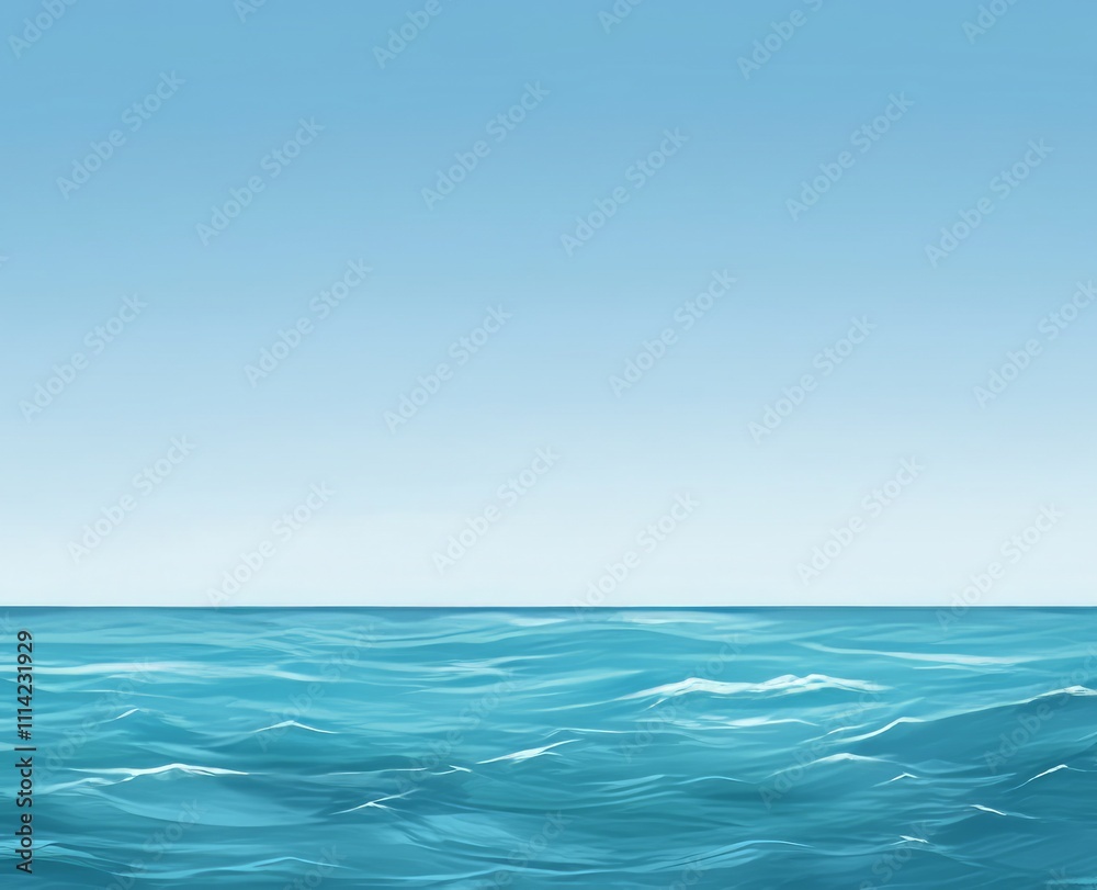 Obraz premium Serene Ocean Landscape