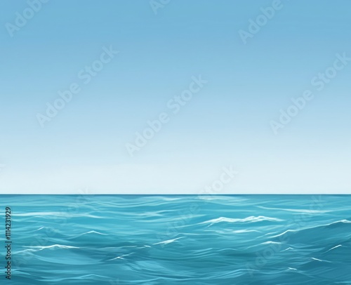 Serene Ocean Landscape