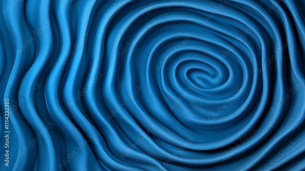 voice and tone to recording conceptual. Fluid blue waves creating a hypnotic spiral pattern. voice and tone to recording conceptual. Fluid blue waves creating a hypnotic spiral pattern.