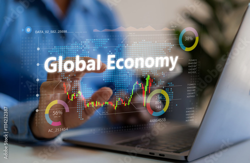 Global economy financial analysis international trade, market trends economic growth, gdp data global finance business strategy, indicators digital transformation world economy statistics