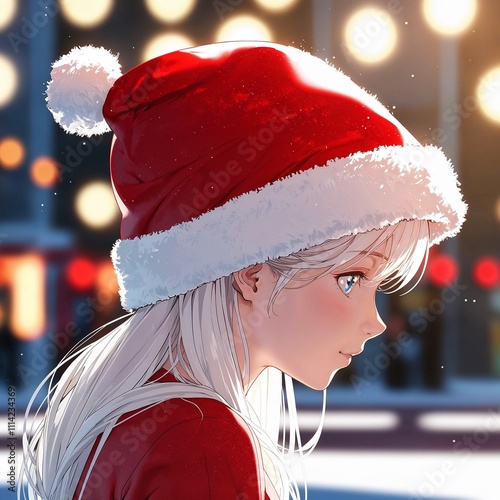 Santa Marry Claus With Hat