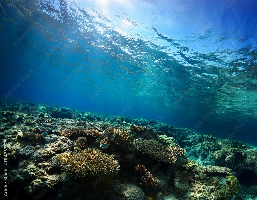 Obraz premium underwater view of sea