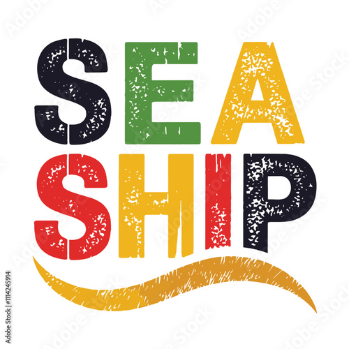 ship in sea photo design illustration photo