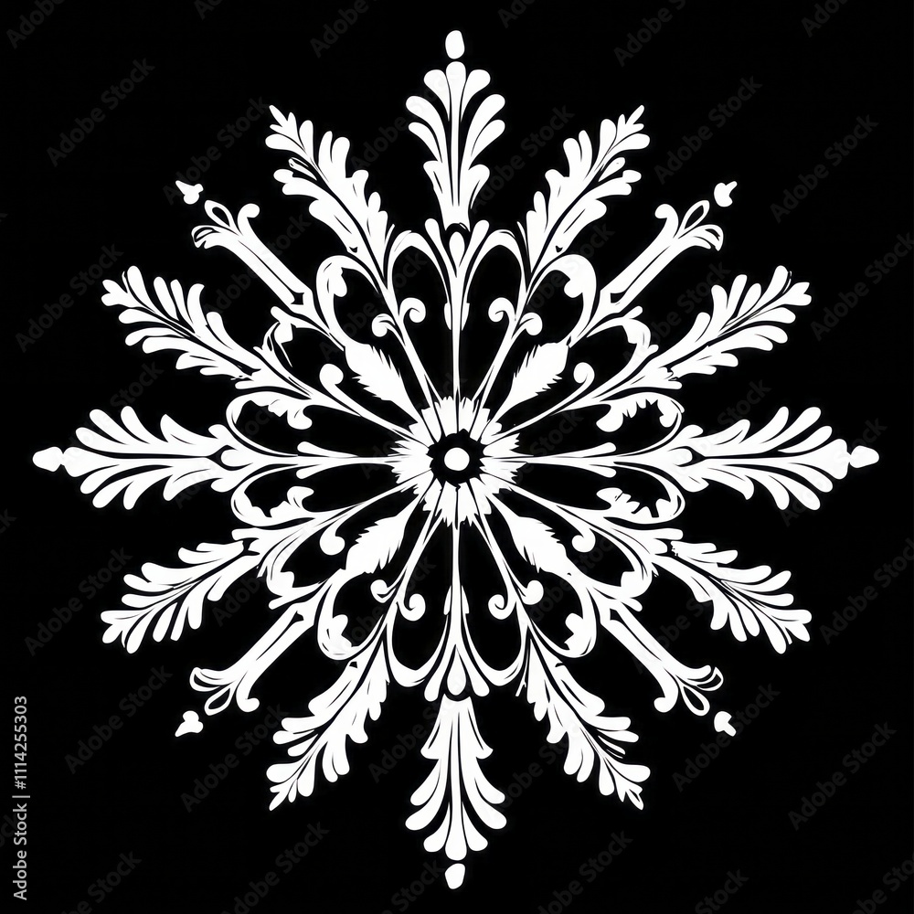 radial ornament black and white radial ornament black and white