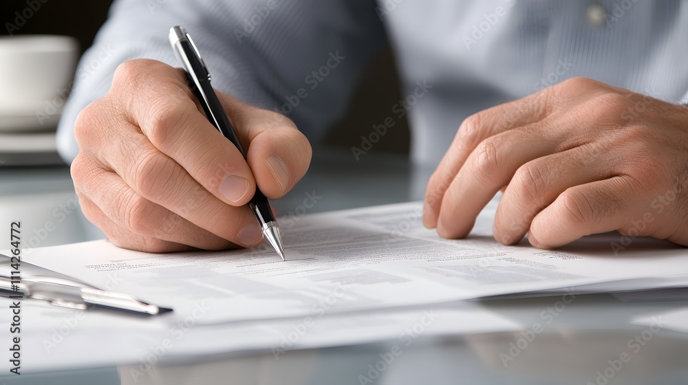 A close-up of hands reviewing investment portfolio documents, with an emphasis on profitability and growth A close-up of hands reviewing investment portfolio documents, with an emphasis on profitability and growth
