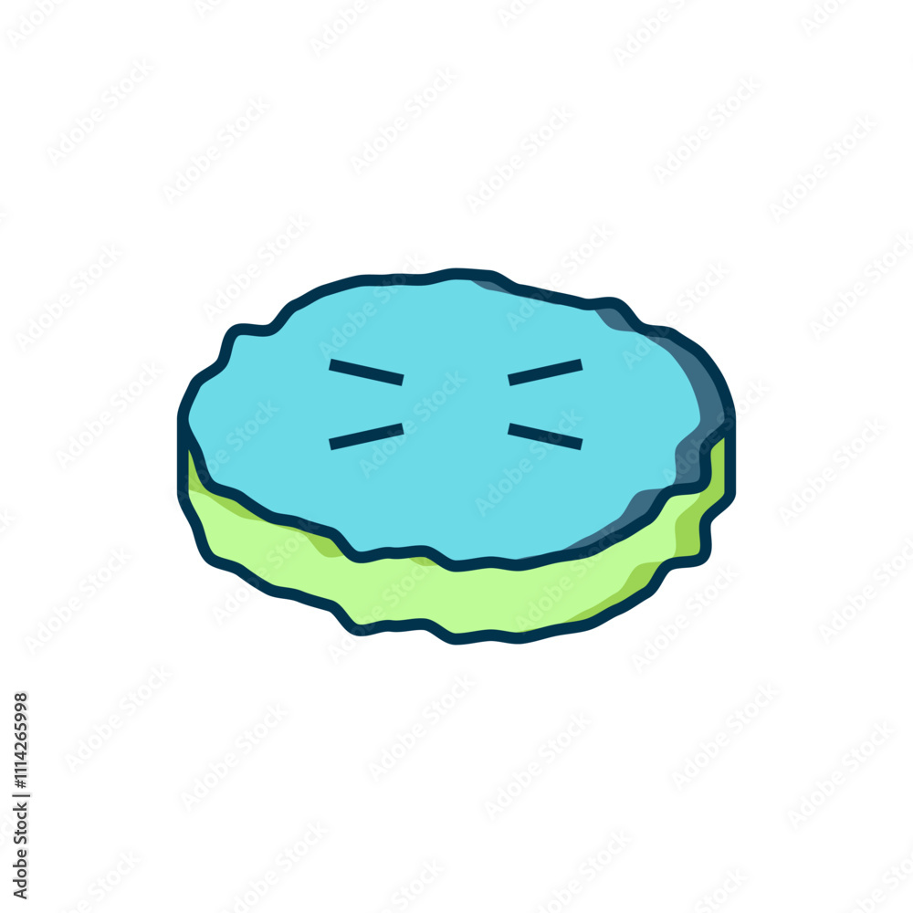 Filled outline Homemade pie icon isolated on white background. Flat filled outline style with shadow. Vector Filled outline Homemade pie icon isolated on white background. Flat filled outline style with shadow. Vector