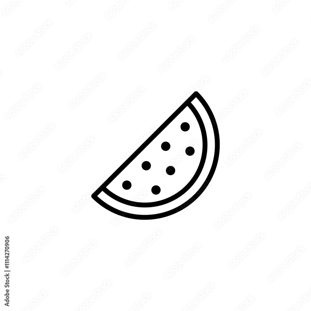 watermelon line icon watermelon line icon