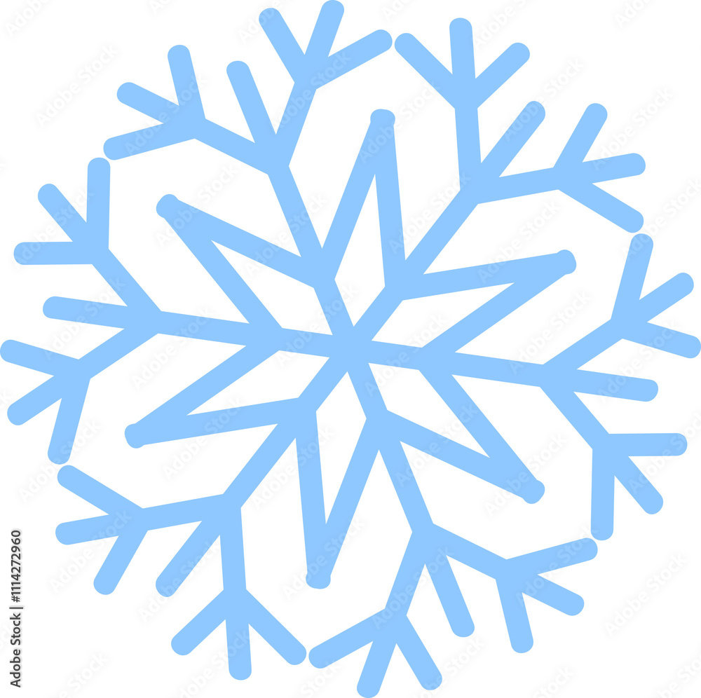 Crystal snowflake Crystal snowflake