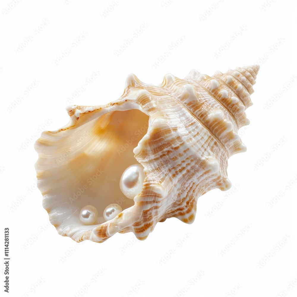 A shell with a pearl inside of it A shell with a pearl inside of it