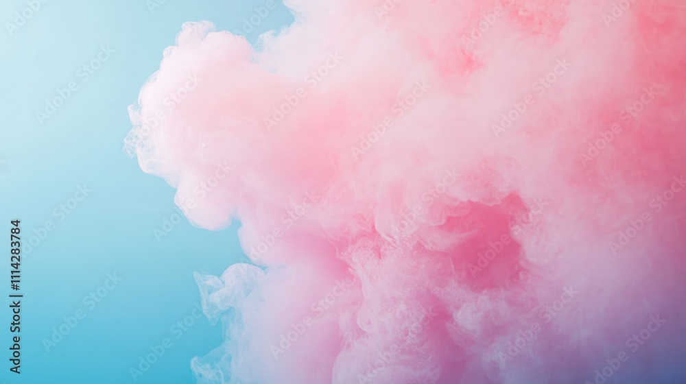 Fototapeta premium cotton candy with copy space 