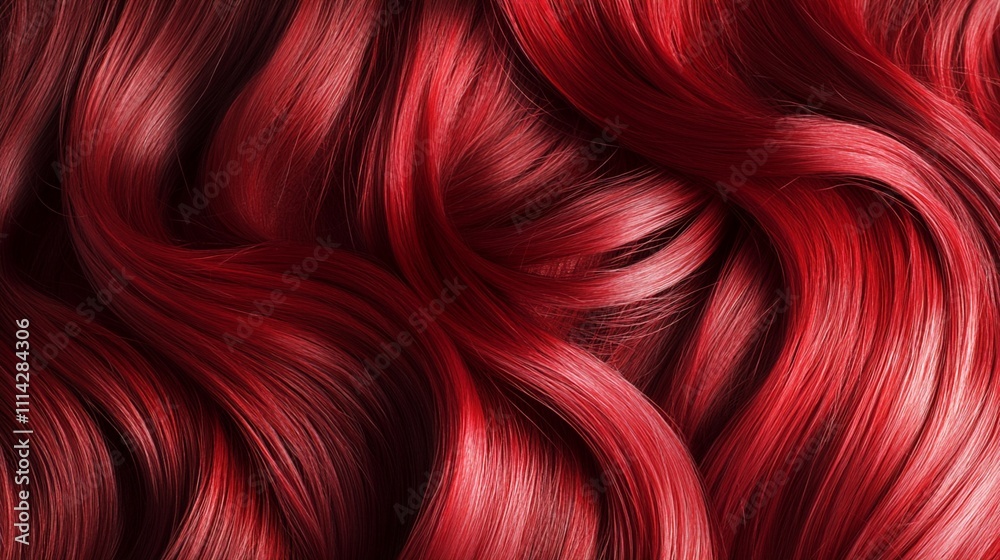 Luxurious red hair flowing gracefully, each strand showcasing a vibrant hue, creating a mesmerizing pattern of rich, deep reds with a silky and lustrous appearance. Luxurious red hair flowing gracefully, each strand showcasing a vibrant hue, creating a mesmerizing pattern of rich, deep reds with a silky and lustrous appearance.