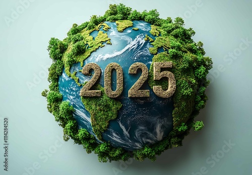 Sustainable Earth 2025: Green Future. photo