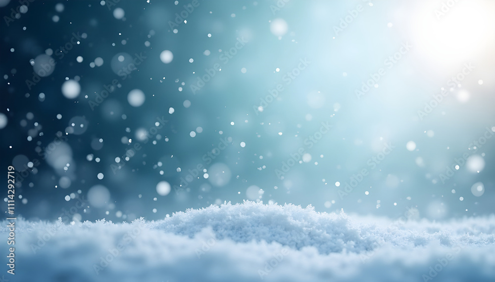 Blurred motion of falling snowflakes Blurred motion of falling snowflakes