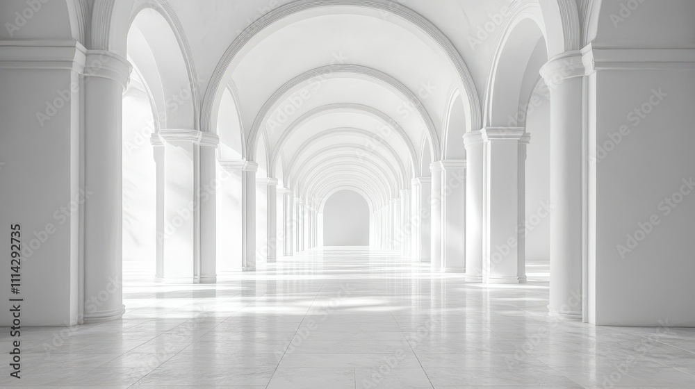 Arch architecture white background spirituality. Arch architecture white background spirituality.