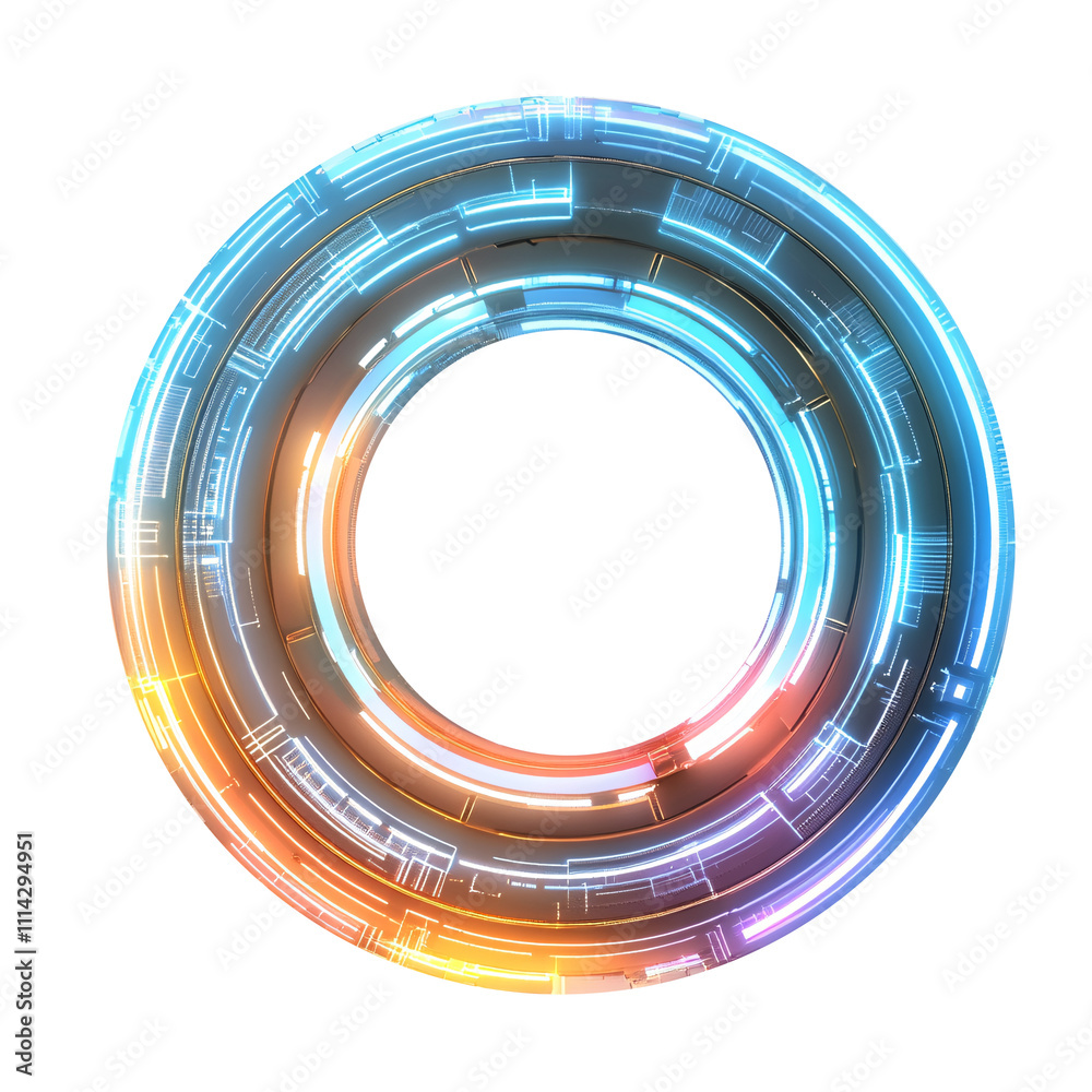 Circle hologram portals futuristic ui sci-fi element isolated on white & transparent a background. Circle hologram portals futuristic ui sci-fi element isolated on white & transparent a background.