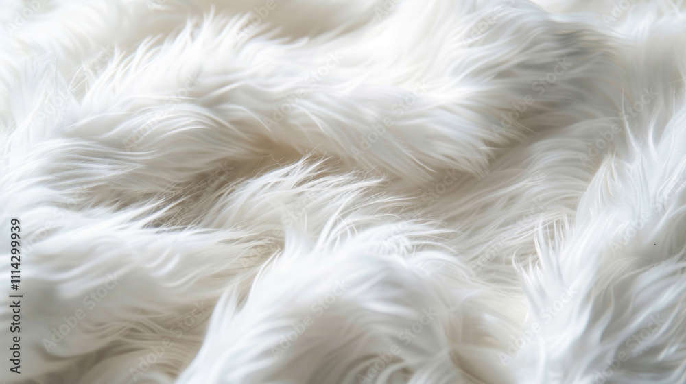Detailed close-up shot of silky fur, focusing on texture and softness for a tactile effect Detailed close-up shot of silky fur, focusing on texture and softness for a tactile effect