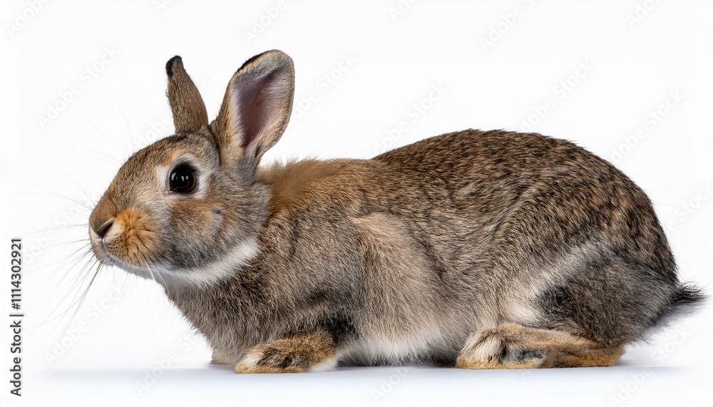 Fototapeta premium rabbit isolated on white background