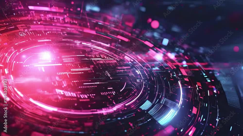 Digital Dark Glowing Abstract Background with Futuristic Patterns and Vibrant Lights new beautiful stock video footage animation AI Digital Dark Glowing Abstract Background with Futuristic Patterns and Vibrant Lights new beautiful stock video footage animation AI