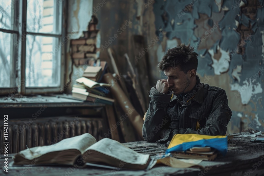 A conceptual image of collective healing and emotional recovery for ukrainians