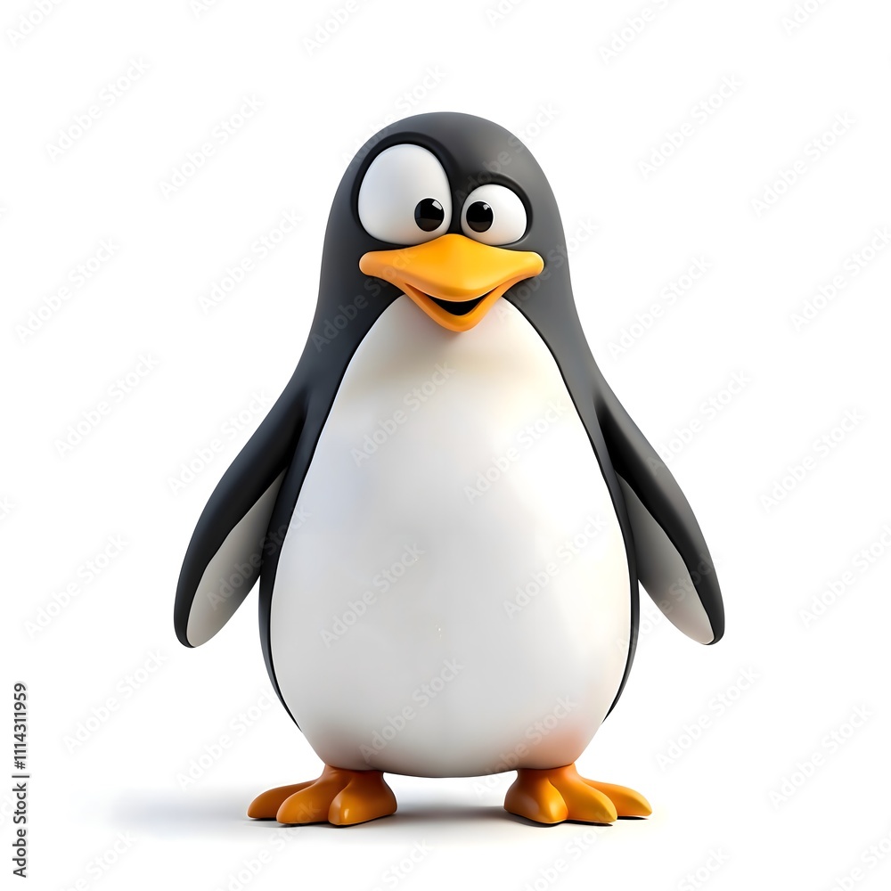 Obraz premium 3d penguin