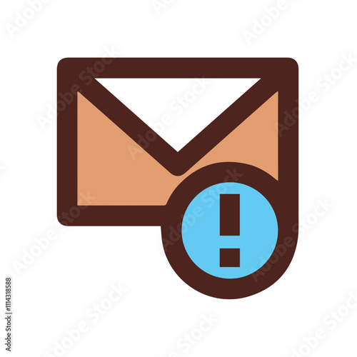 Warning attention icon symbol vector image Illustration
