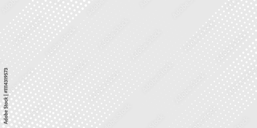 Dot white gray wave light technology texture background. Abstract big data digital concept.