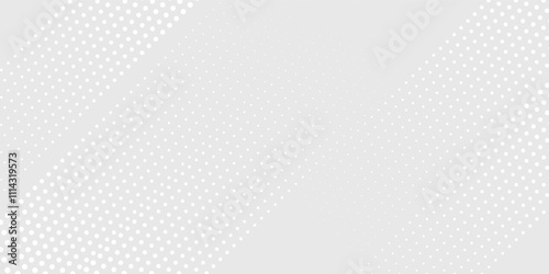 Dot white gray wave light technology texture background. Abstract big data digital concept.