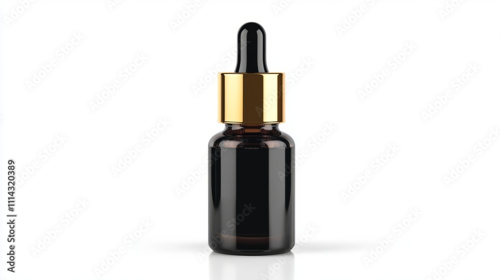 dropper bottle product packaging for beauty and skincare on white background dropper bottle product packaging for beauty and skincare on white background