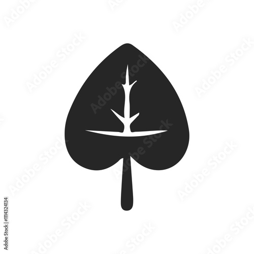 Premium Leaf Vector Icon Design Illustration – Nature Clipart & Green Graphics.