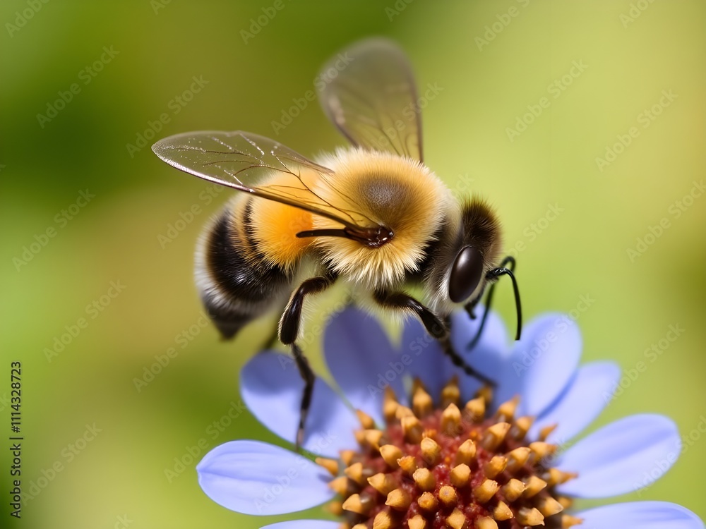 bee in the flower bee in the flower