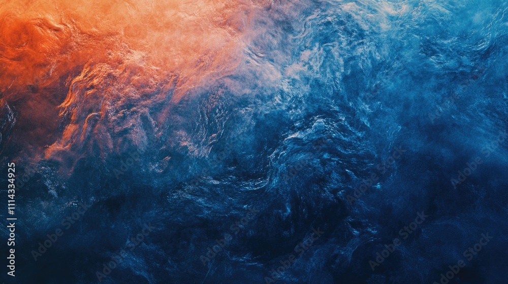 Fototapeta premium Blue and Orange Background