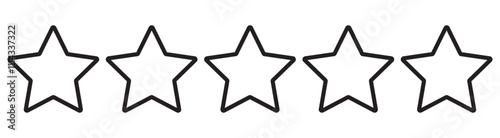 Five stars icon Vector. Five stars customer product rating review flat icon for apps and websites. Star Icon set. rating icon vector. favourite star icon. 