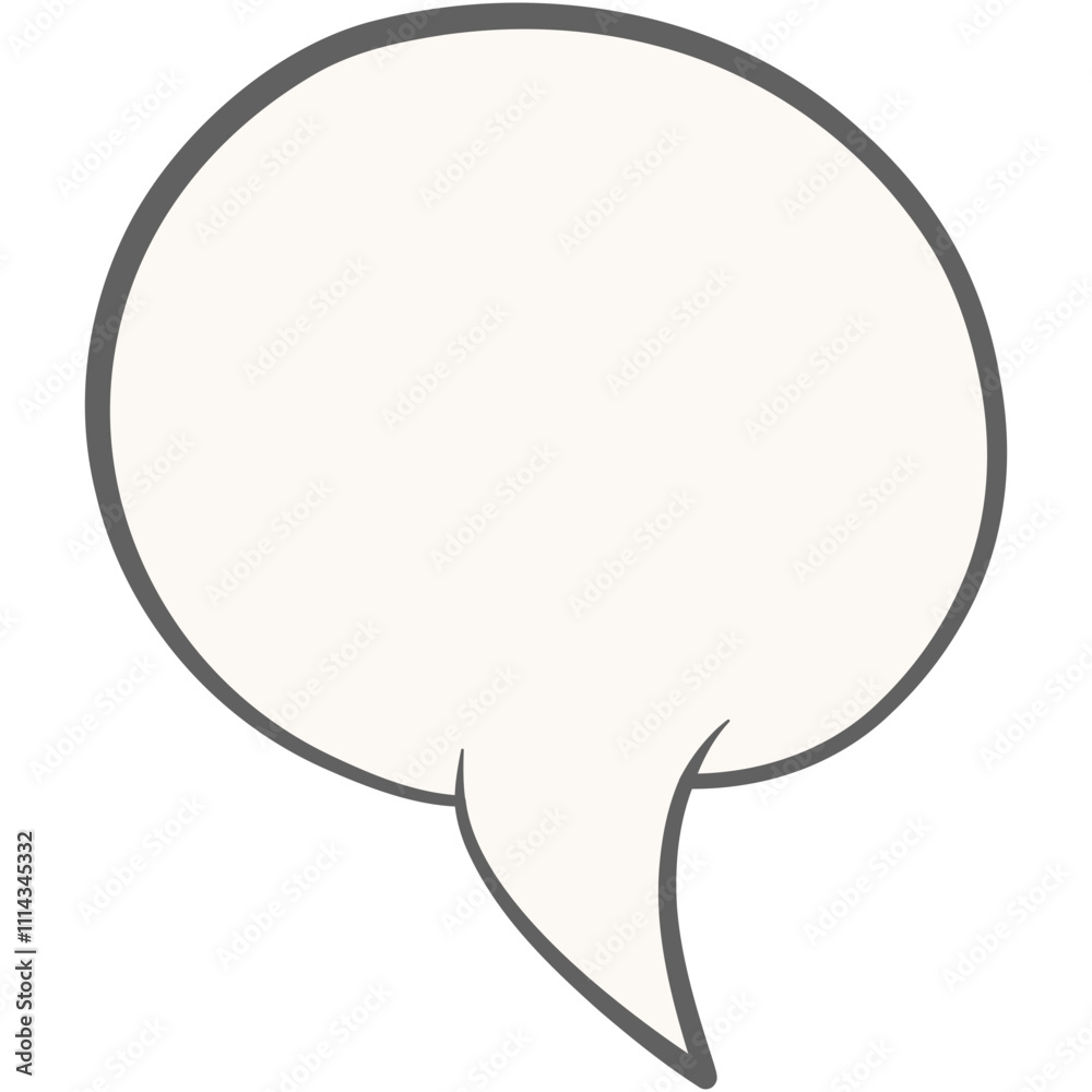 Speech bubble, speech balloon, chat bubble line art vector. Retro empty comic speech bubbles. Speech bubble, speech balloon, chat bubble line art vector. Retro empty comic speech bubbles.