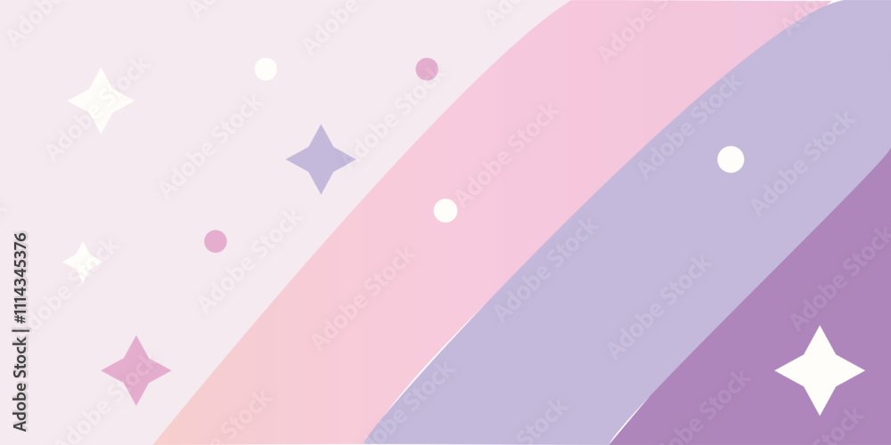 three shape and three color background.