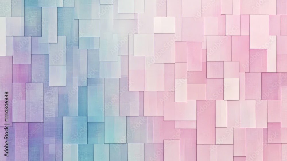 A pixelated background in muted pastel tones, with squares arranged in a soft gradient pattern, blending from pink to lavender A pixelated background in muted pastel tones, with squares arranged in a soft gradient pattern, blending from pink to lavender